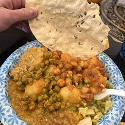 Delicious plate from the buffet Delicious plate from the buffet