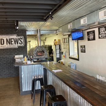 Good News Brewing - Bar area, plus more indoor seating if desired - Pizza Near Me - O'Fallon, Missouri