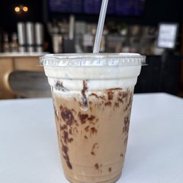 Amanda's special: banana mocha with sweet cream