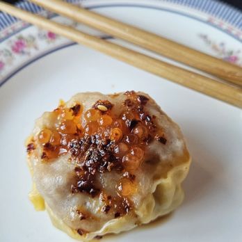 Pink Bellies - Dumpling w/chili sauce - Vietnamese Near Me - Charleston, South Carolina Pink Bellies - Dumpling w/chili sauce - Vietnamese Near Me - Charleston, South Carolina