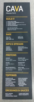 Menu photo 1 CAVA Fairfax, VA