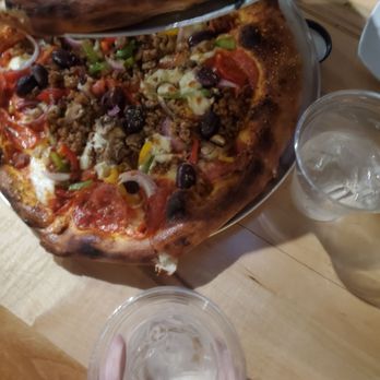 Lake Tahoe AleWorX Stateline - All Meat and Supereme. Soggy and Terrible - Pizza Near Me - Stateline, Nevada