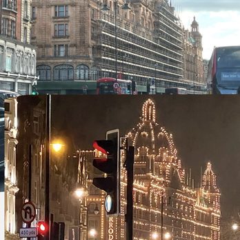 Harrods - nearest Knightsbridge Subway Station (Brompton Rd exit) on the Picadilly Line.   Bus lines #9, 10, 14, 19, 22, 52, 74, 137, 414, 452, C1 - Department Stores Near Me - London, XGL