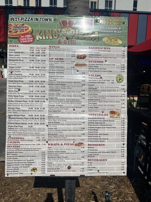Menu photo 4 King's Pizza & Grill Clearwater Beach, FL Menu photo 4 King's Pizza & Grill Clearwater Beach, FL