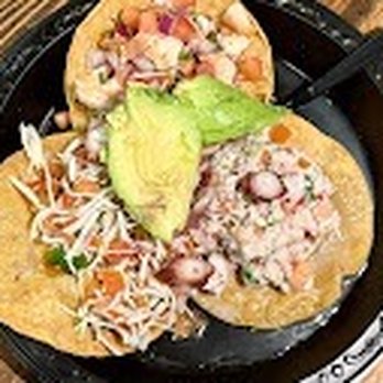 Taco Nazo - Mix Ceviche tostada yum - Mexican Near Me - Bellflower, California Taco Nazo - Mix Ceviche tostada yum - Mexican Near Me - Bellflower, California