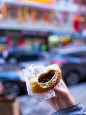 Photo of Mei Lai Wah Bakery - New York, NY, US. 1. Baked Roast Pork Bun