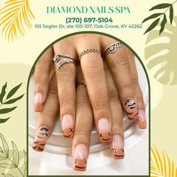 Diamond Nails Spa - The holidays are just around the corner, and that means festive nails! 
A lot of new styles from our salon are taking the nail to the ne - Nail Salons Near Me - Oak Grove, Kentucky