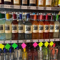 Brand Liquors - An example of samples available to try