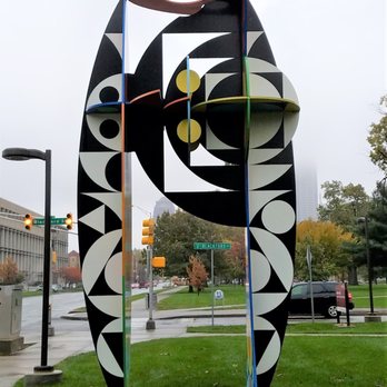 The Herron Arch 1 - Herron Arch 1 black & white sides - Public Art Near Me - Indianapolis, Indiana The Herron Arch 1 - Herron Arch 1 black & white sides - Public Art Near Me - Indianapolis, Indiana