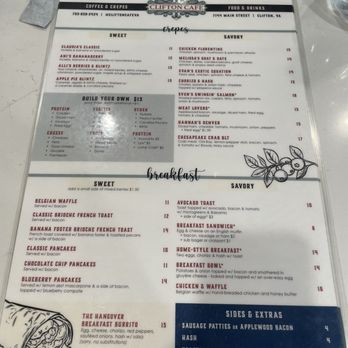 Clifton Cafe - Menu - Coffee & Tea Near Me - Clifton, Virginia