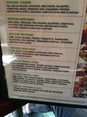 Menu photo 8 El Pacifico Houston, TX