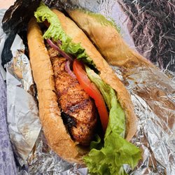 Carnivore Oak Park - Salmon sandwich!