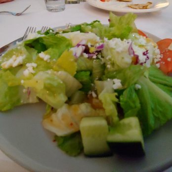 Anna's Greek Cuisine - Side Greek salad minus the onions - Greek Near Me - Dublin, Ohio