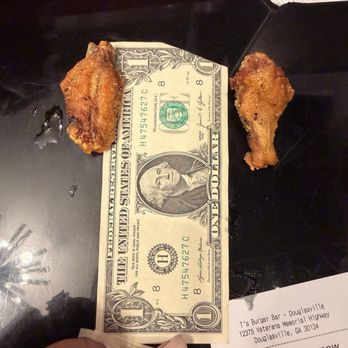 T's Brunch Bar - The actual size of the wings - Seafood Near Me - Douglasville, Georgia