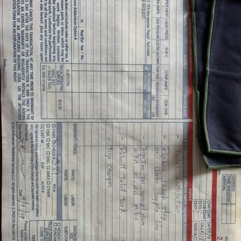 ARS / Rescue Rooter - Final receipt after installation - Heating & Air Conditioning/HVAC Near Me - Houston, Texas