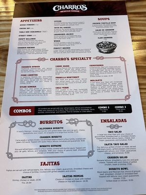 Menu photo 2 Charro’s Dover, NH Menu photo 2 Charro’s Dover, NH