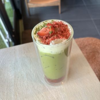Escape 360 - Matcha strawberry - Cafes Near Me - McKinney, Texas