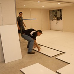 Energy Saver Cincinnati - Superior subfloor. ThermalDry® Floor Decking creates a thermal barrier between cold concrete and the finished floor surface.