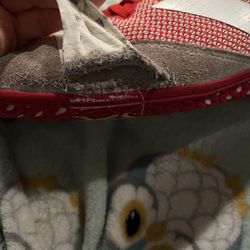 Adidas Group - Tear of other side of shoe. He had to tape it to finish the competition and for the next couple of practices until I bought him new shoes.