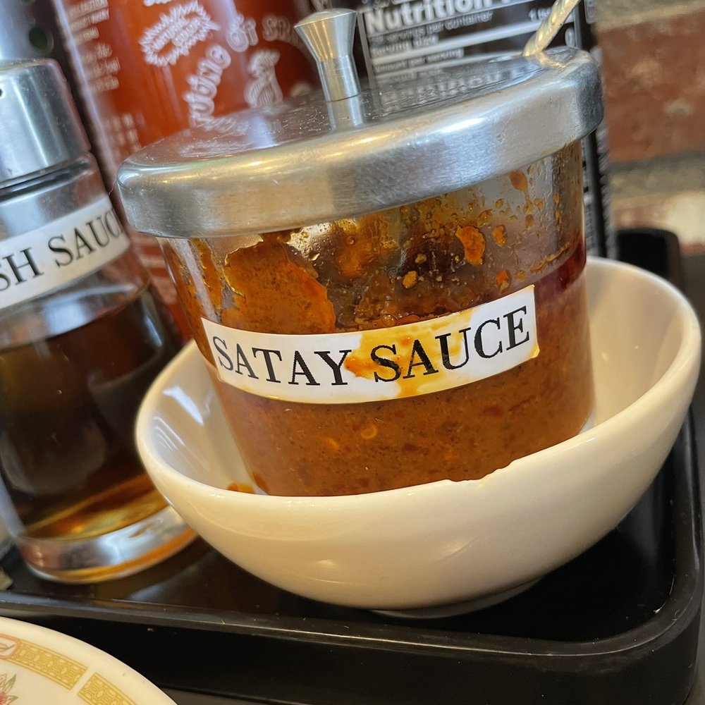 Pho Hong Phat - a jar of sauce on a tray - Vietnamese Near Me - Long Beach, California Pho Hong Phat - a jar of sauce on a tray - Vietnamese Near Me - Long Beach, California
