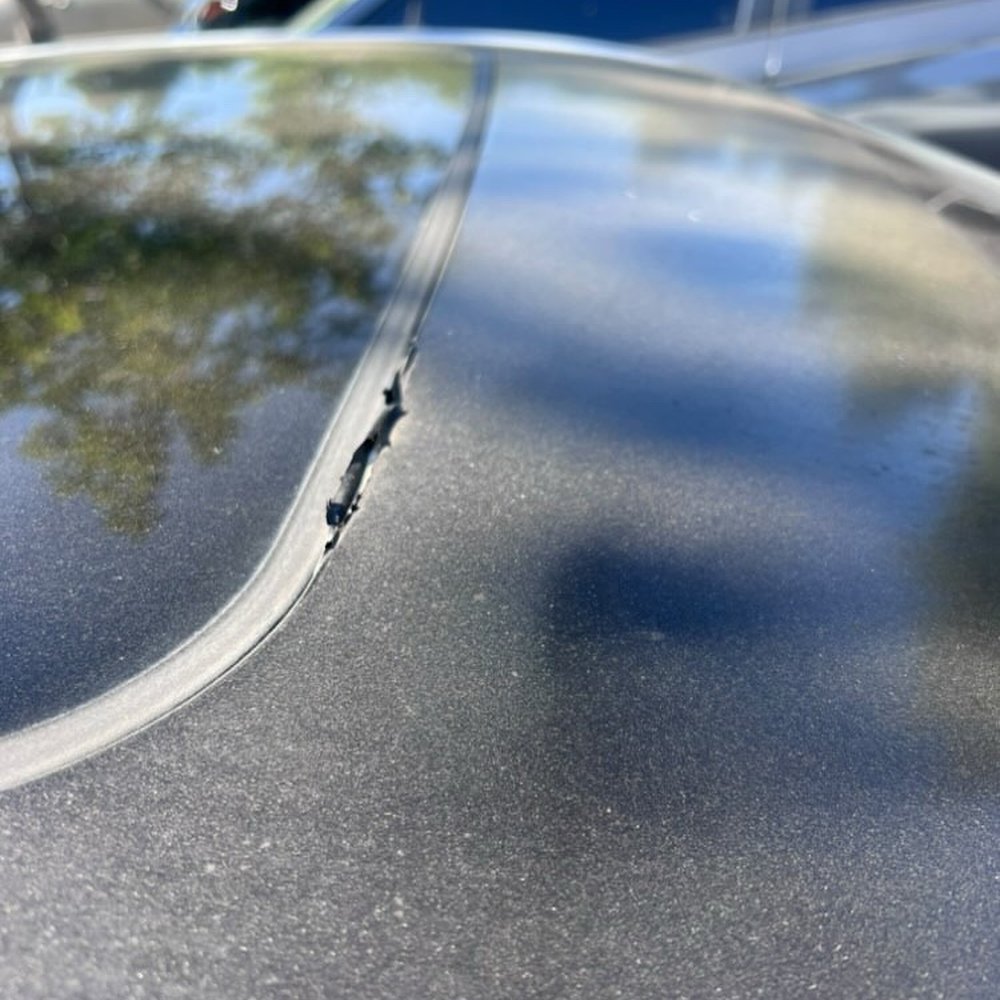 Nimbus Auto Styling - Peeling by the sunroof - Auto Customization Near Me - Redlands, California