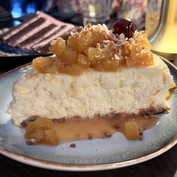VIM Dining & Desserts - Pina Colada Cheesecake - New American Near Me - Santa Cruz, California VIM Dining & Desserts - Pina Colada Cheesecake - New American Near Me - Santa Cruz, California
