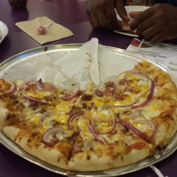 Peace A Pizza - Backyard bbq pizza 14 inches full of flavor and fresh onions yum - Pizza Near Me - Catonsville, Maryland