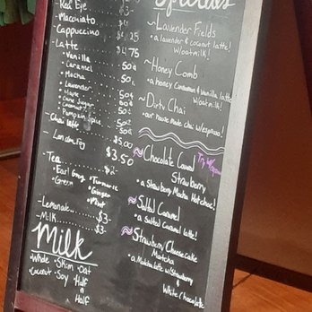 Apothecary Espresso & Coffee - Menu. Only food is muffins. - Coffee & Tea Near Me - Farmington, Michigan
