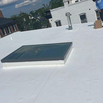 Nest Exteriors - New skylight and furnace roof stack - Roofing Near Me - Falls Church, Virginia Nest Exteriors - New skylight and furnace roof stack - Roofing Near Me - Falls Church, Virginia