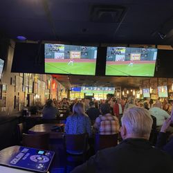Renshaw Lounge - Closest bar to my job and I just caught the end of the Tigers victory over the Astros to advance
