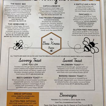 The Bees Knees Bistro - Breakfast Menu - Cafes Near Me - Wallingford, Connecticut The Bees Knees Bistro - Breakfast Menu - Cafes Near Me - Wallingford, Connecticut