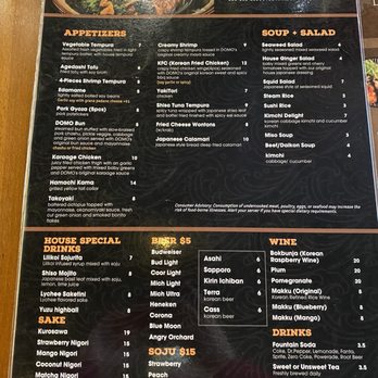 Domo Izakaya - Menu - Sushi Bars Near Me - Destin, Florida Domo Izakaya - Menu - Sushi Bars Near Me - Destin, Florida