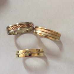 Joyeria Orly - Alianzas en plata. Plata y oro por encargué