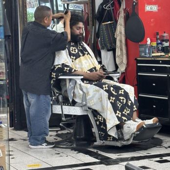 Elvis Barbershop - Brought in my Boy because he was looking bushy and needed a nice cut - Barbers Near Me - Canoga Park, California Elvis Barbershop - Brought in my Boy because he was looking bushy and needed a nice cut - Barbers Near Me - Canoga Park, California