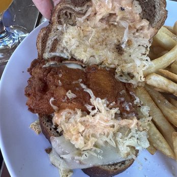 Waterworks Restaurant - Inside of the Haddock Ruben - Pubs Near Me - Rockland, Maine