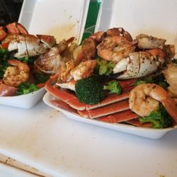 Beastmode BBQ and Seafood - Seafood plates