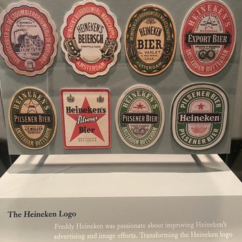 Heineken Experience - Heineken logo over the years - Museums Near Me - Amsterdam, New Hampshire Heineken Experience - Heineken logo over the years - Museums Near Me - Amsterdam, New Hampshire