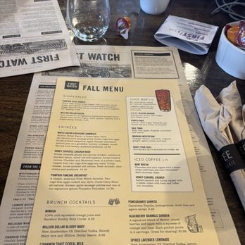 First Watch - Fall Menu - Breakfast & Brunch Near Me - Richardson, Texas