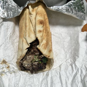 Falafel California - Beef swarma wrap - Mediterranean Near Me - San Diego, California