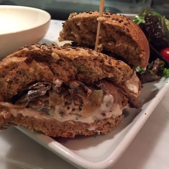 Freesoulcaffe - Truffle burger inside - Vegan Near Me - Tustin, California