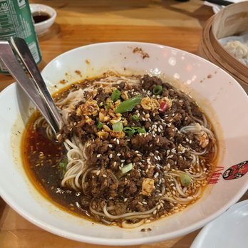 Chiho Bistro - Dan Dan Mian Ground Beef Chili Oil Noodles - Noodles Near Me - Seattle, Washington Chiho Bistro - Dan Dan Mian Ground Beef Chili Oil Noodles - Noodles Near Me - Seattle, Washington
