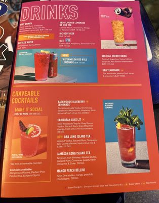Menu photo 7 Dave & Buster's Los Angeles - Westchester Los Angeles, CA