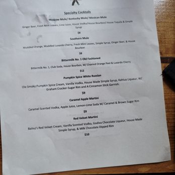 Hudson’s At Main Street - Menu - American Near Me - Columbus, Georgia