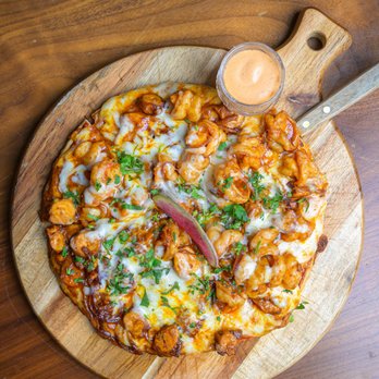 Santo Fish Restaurant - Shrimp Pizza! (Must try! You can taste a shrimp in every bite!, another favorite) - Seafood Near Me - Pico Rivera, California Santo Fish Restaurant - Shrimp Pizza! (Must try! You can taste a shrimp in every bite!, another favorite) - Seafood Near Me - Pico Rivera, California