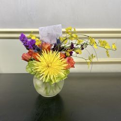 The Blooming Idea - Very small and limited flower arrangement for which they charged me $75 plus delivery charges.
