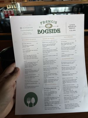 Menu photo 5 Francis Bogside San Antonio, TX Menu photo 5 Francis Bogside San Antonio, TX