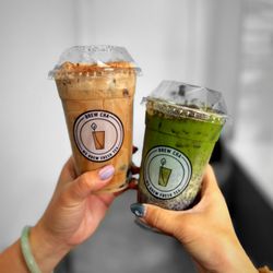 Brew Cha - Tiramisu Milk Tea and Oreo Matcha
