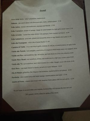 Menu photo 2 Grappa '72 Ristorante Albany, NY Menu photo 2 Grappa '72 Ristorante Albany, NY