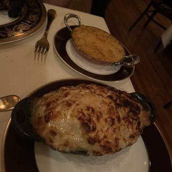 Bohanan's - Potatoes, au gratin and lobster cream corn - Steakhouses Near Me - San Antonio, Texas