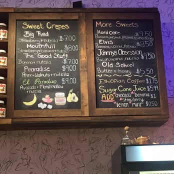 Muncheez - The sweet crepe, breakfast crepe and sugar cane juice menus - Creperies Near Me - North York, Ontario Muncheez - The sweet crepe, breakfast crepe and sugar cane juice menus - Creperies Near Me - North York, Ontario